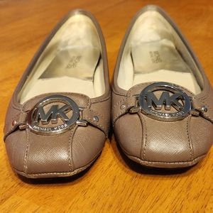 Michael Kors Fulton MOC Brown Ballet Slip-On Flats